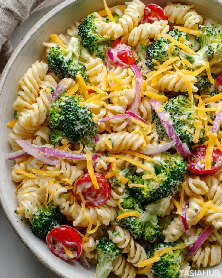 Broccoli Pasta Salad bowl