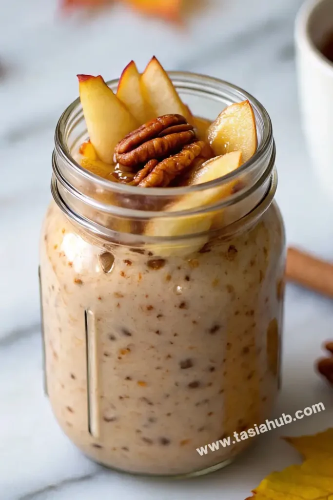 Chai spiced overnight oats 1