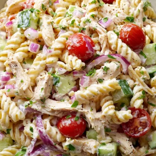 Chicken pasta salad