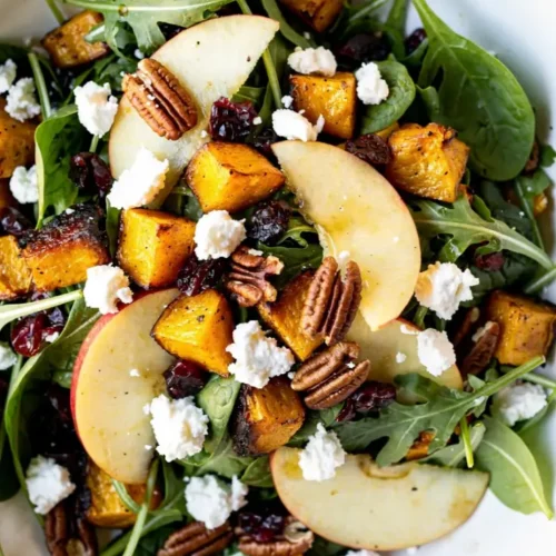 Fall Harvest Salad served