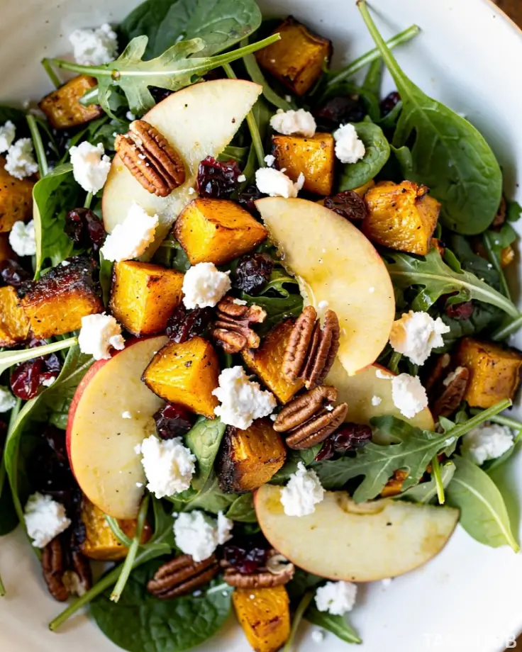 Fall Harvest Salad served