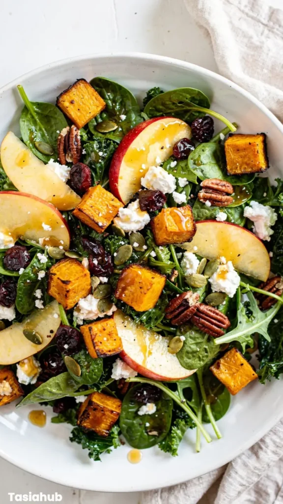 Fall Harvest Salad with Apple Cider Dressing rec