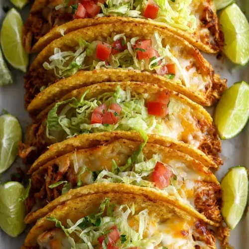 Baked chicken tacos