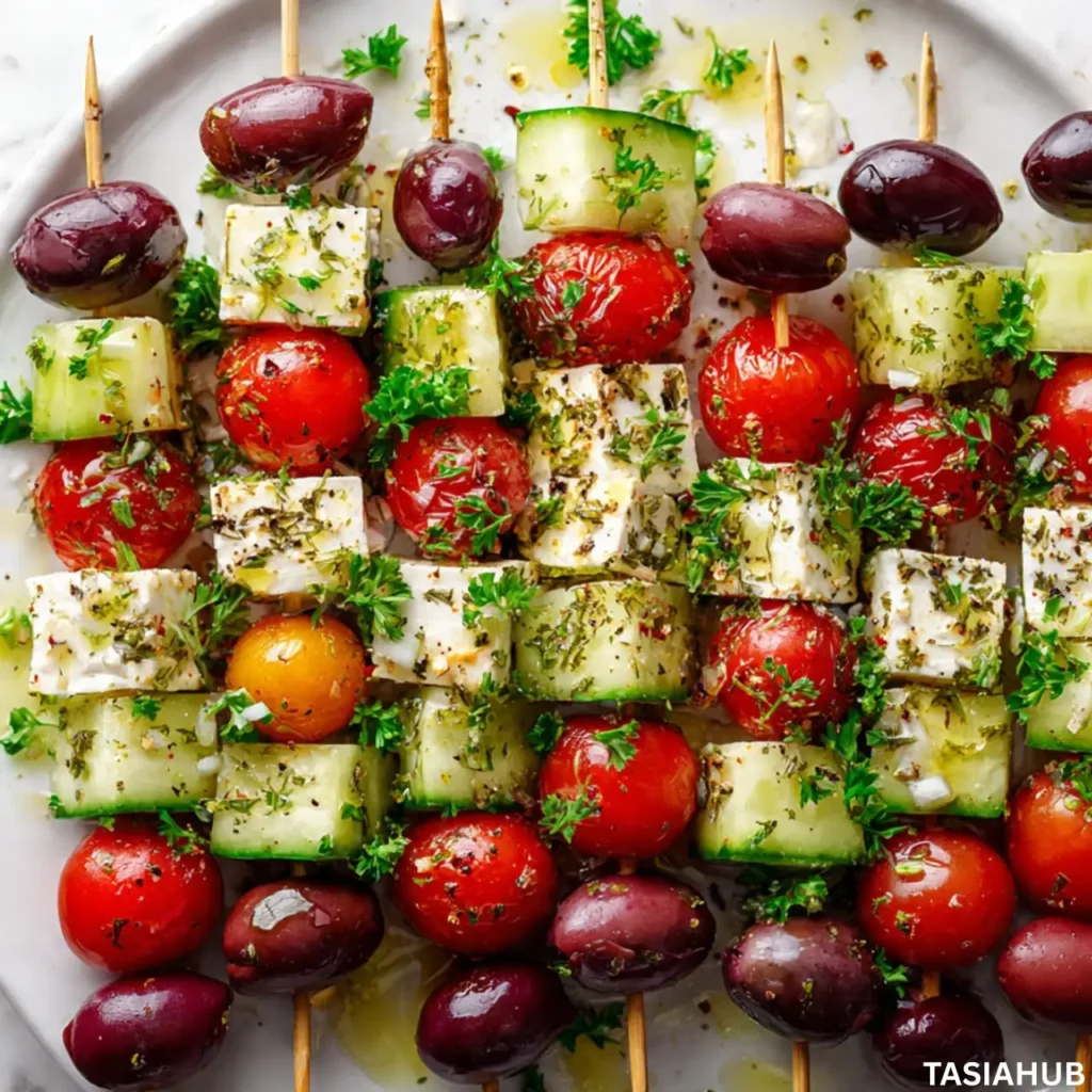 Greek Salad Skewers 1