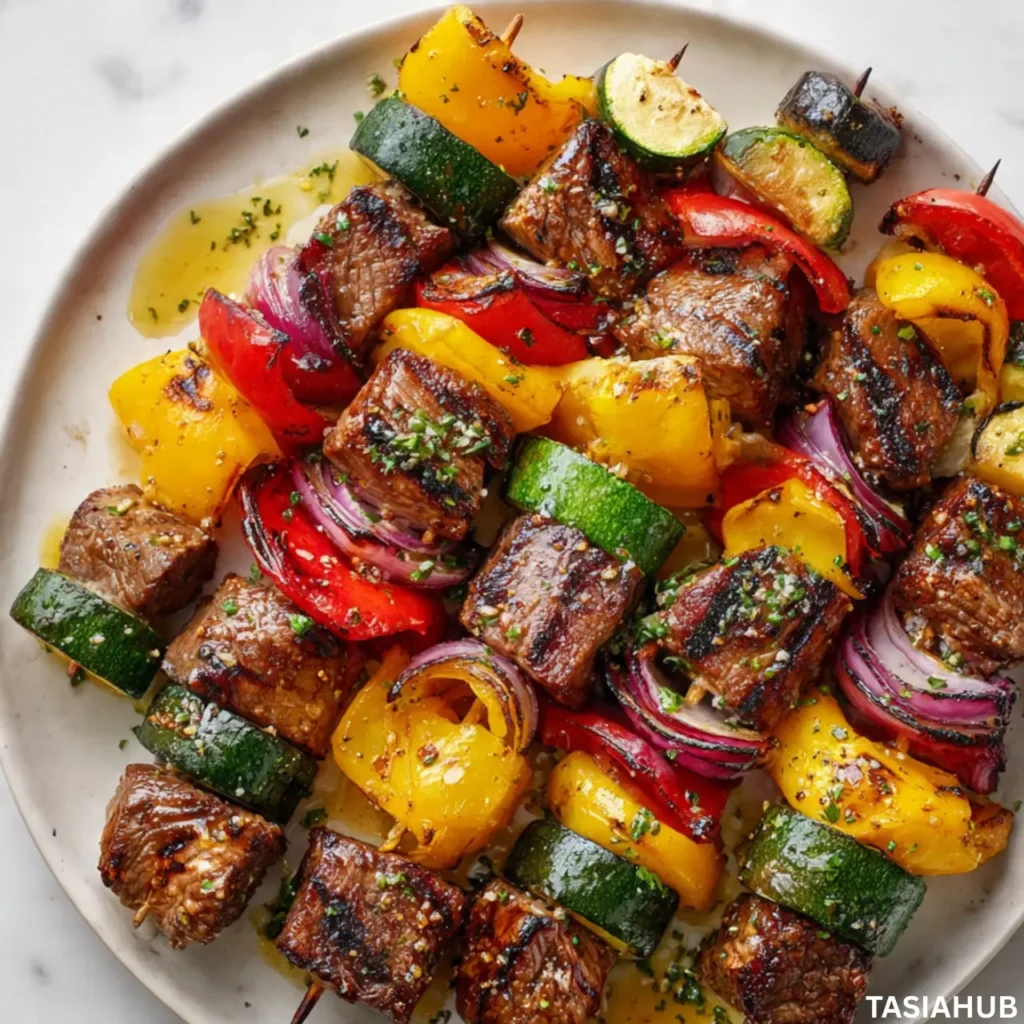 Grilled Steak Kabobs recipe