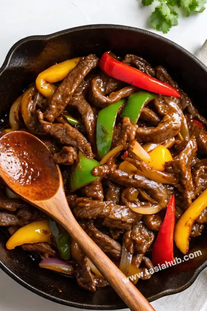 Jamaican pepper steak 1