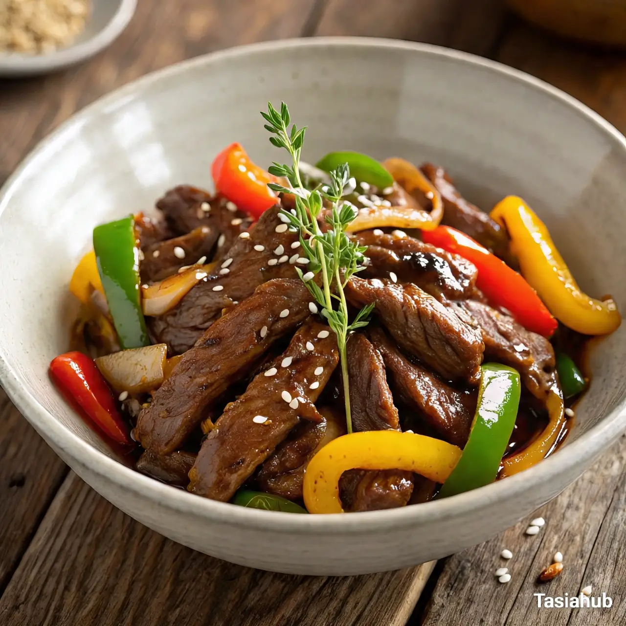Jamaican pepper steak