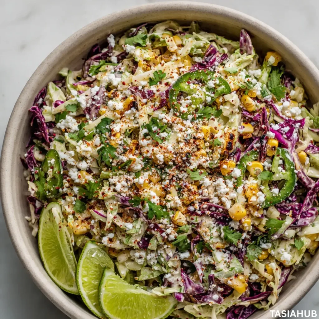 Mexican street corn coleslaw
