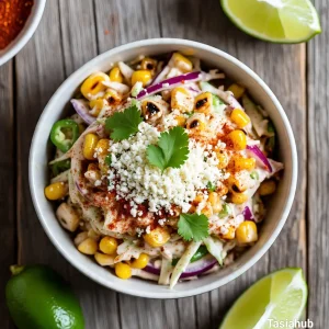 Mexican street corn coleslaw