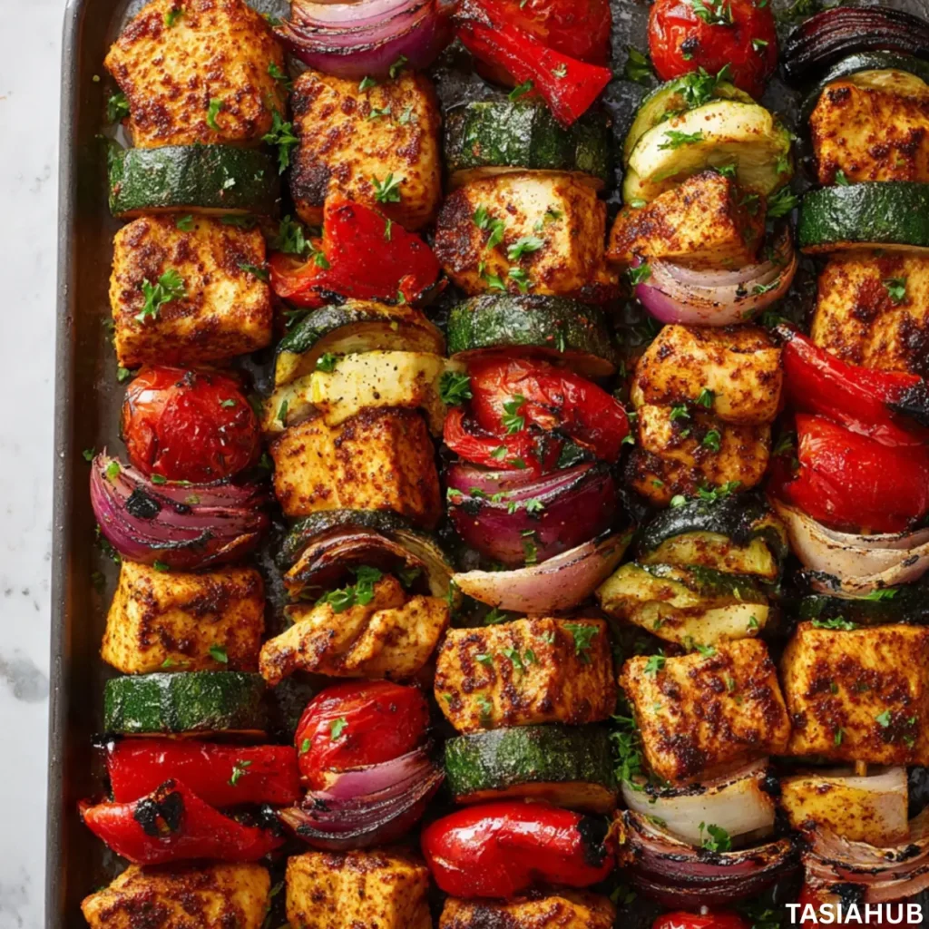 Oven Baked Chicken Kabobs
