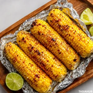 Oven roasted corn on the cob