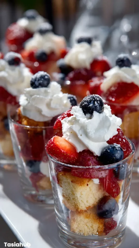 Patriotic Mini Shortcake Cups 1