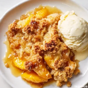 Peach cobbler