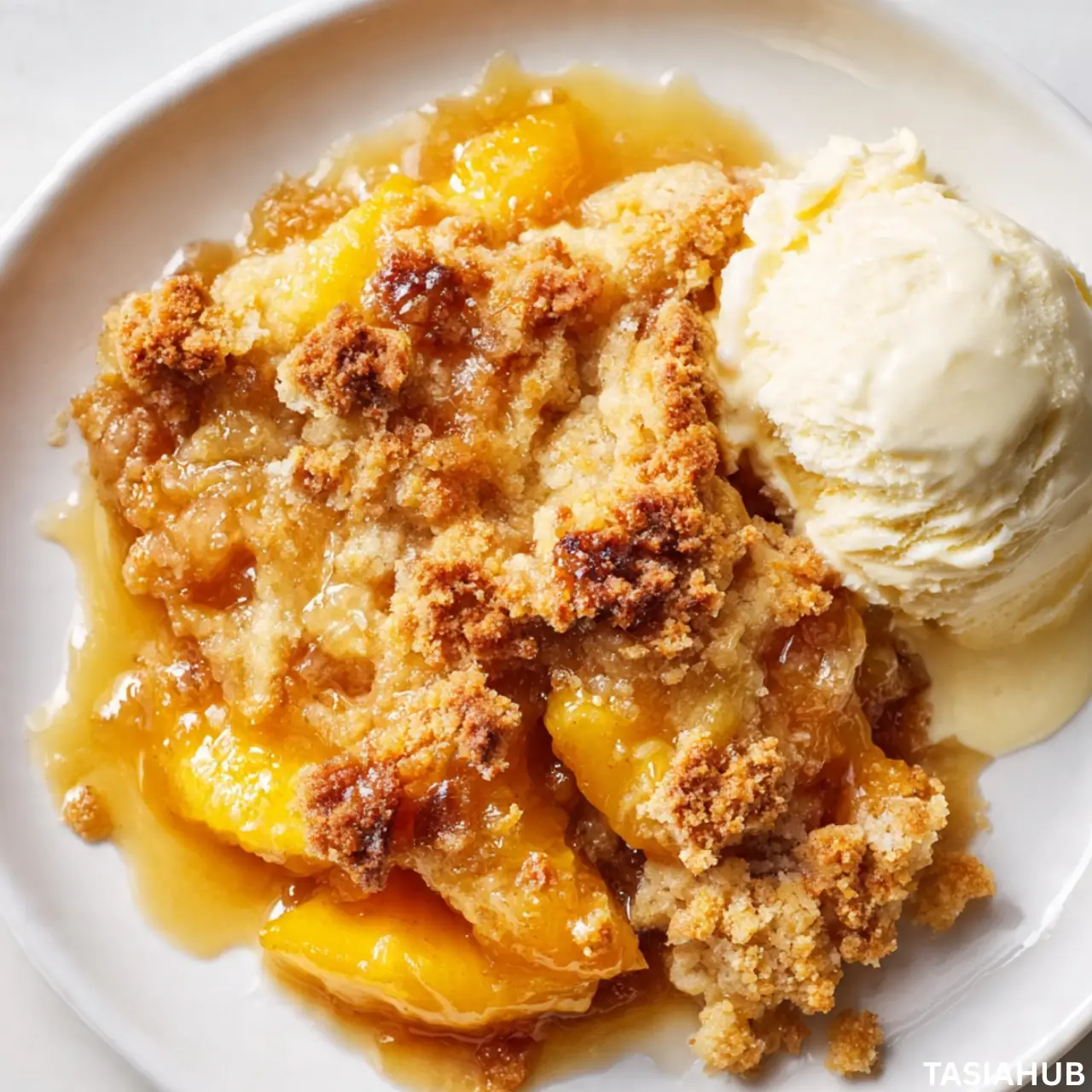 Peach cobbler