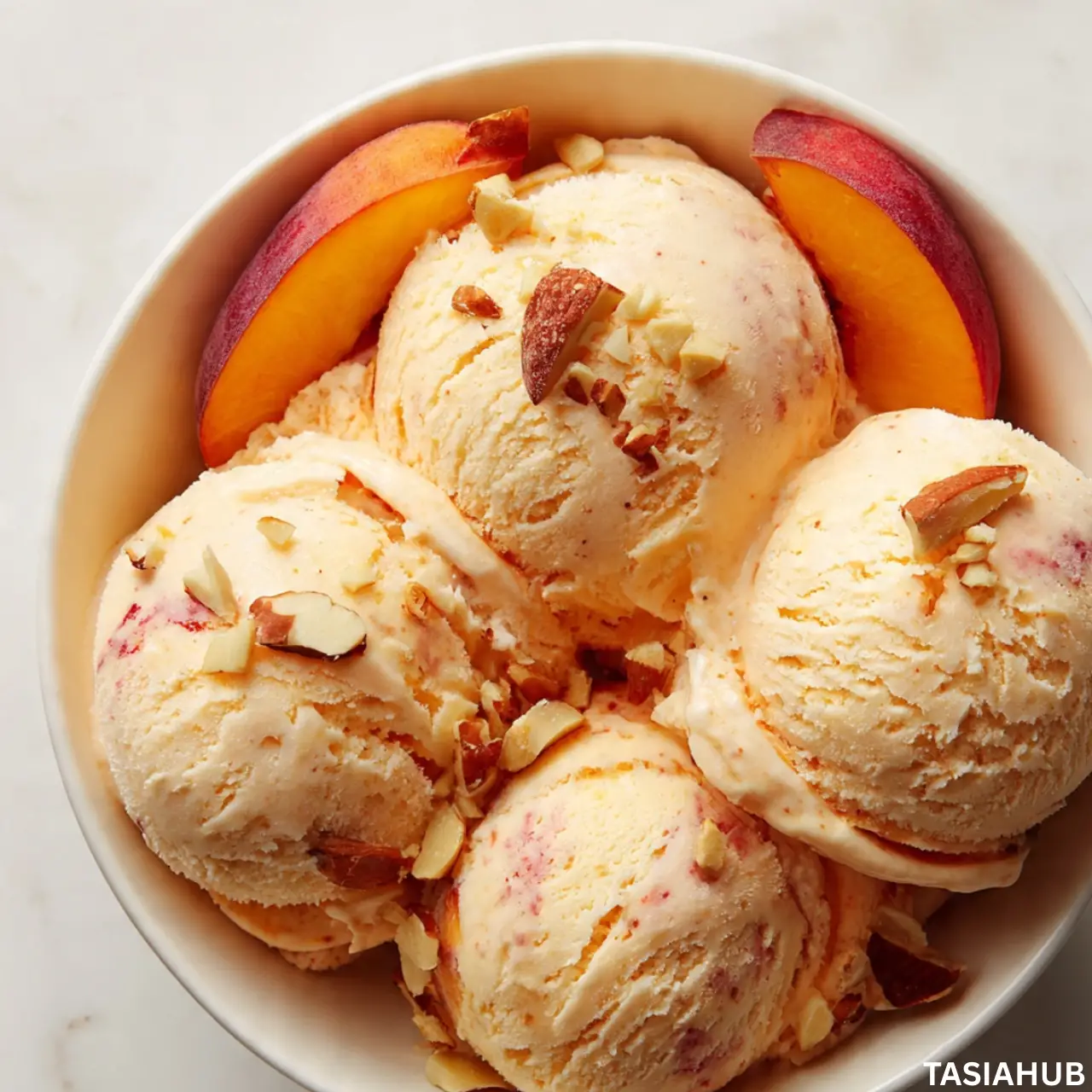 Peach Ice cream