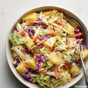 Pineapple coleslaw