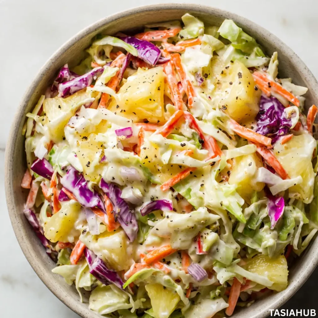 Pineapple Coleslaw recipe