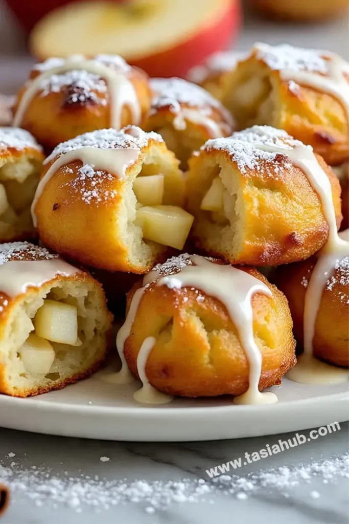 apple fritters bites