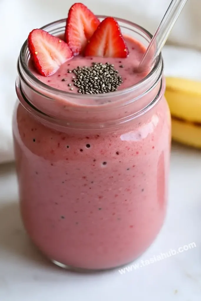 banana strawberry smoothie