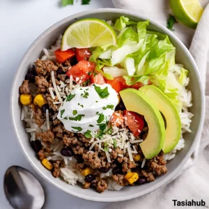 Beef burrito bowl