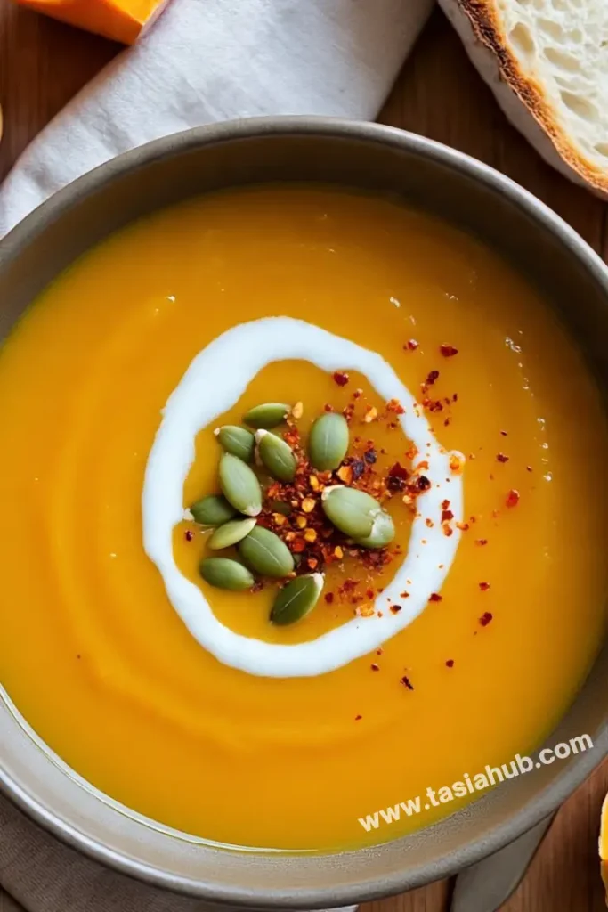 butternut squash and sweet potato soup 1