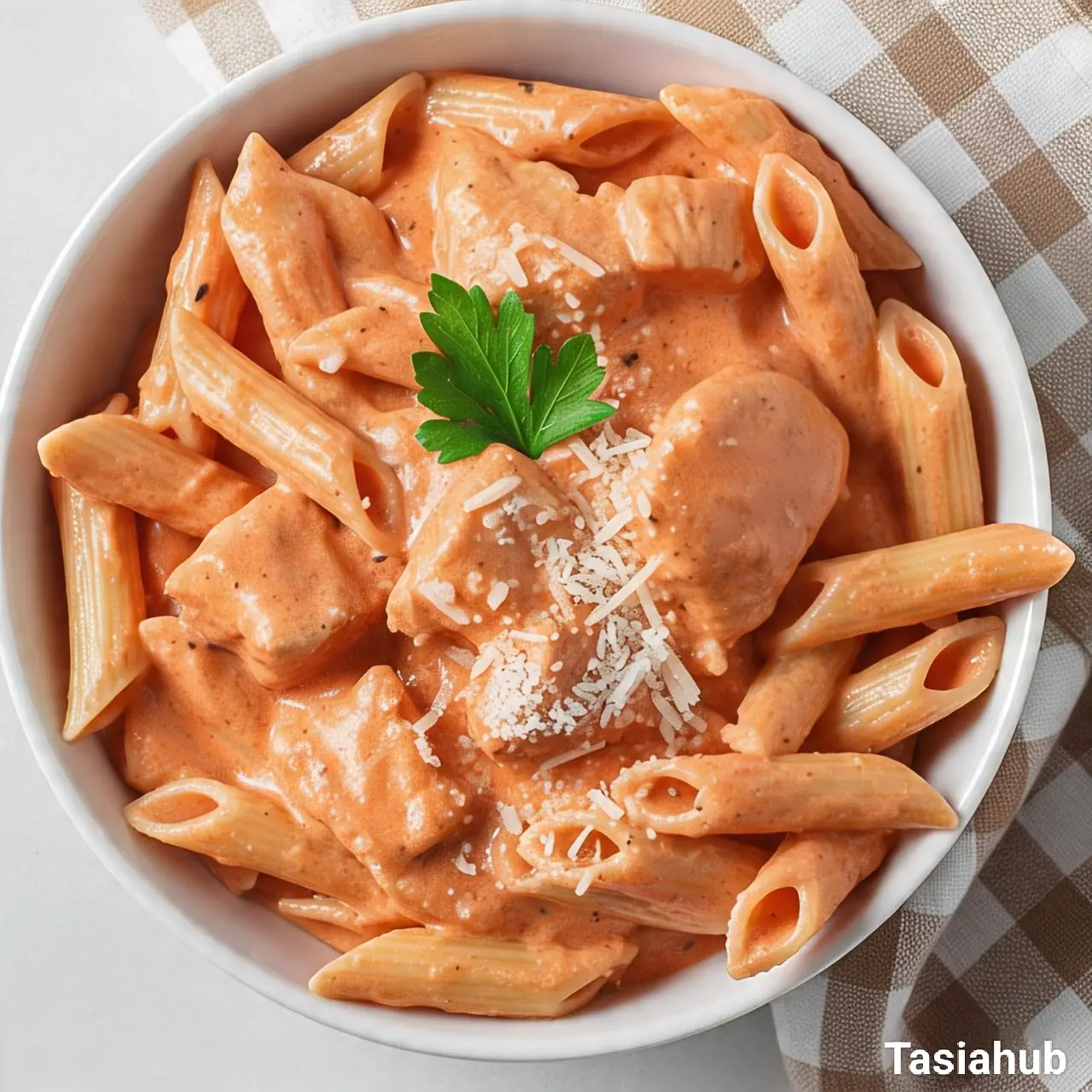 Chicken pasta with vodka sauce