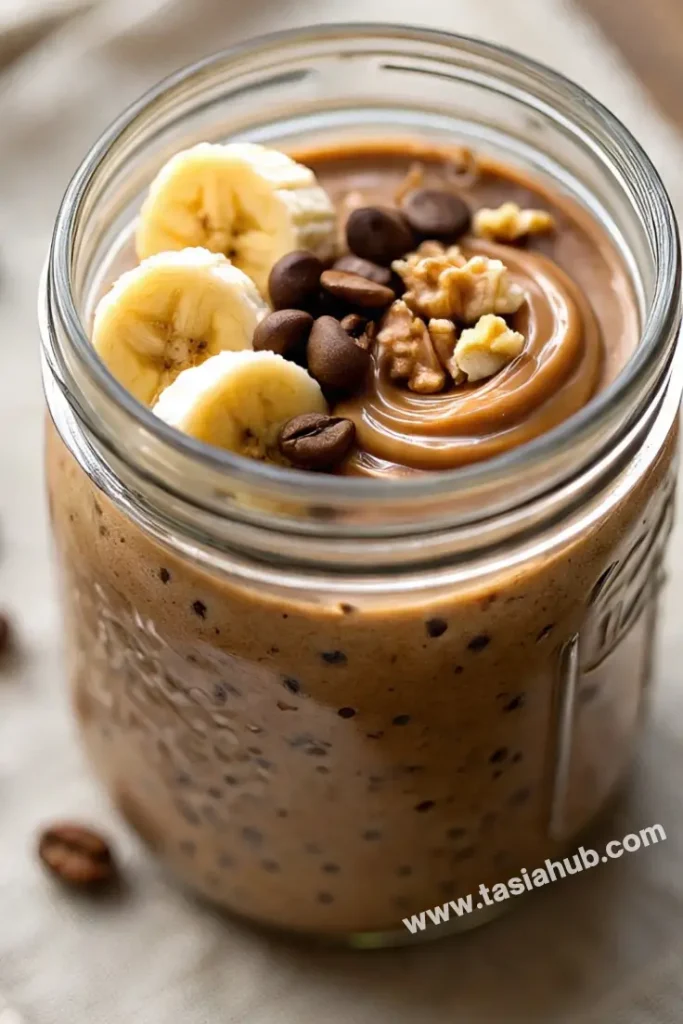 coffee overnight oats 1