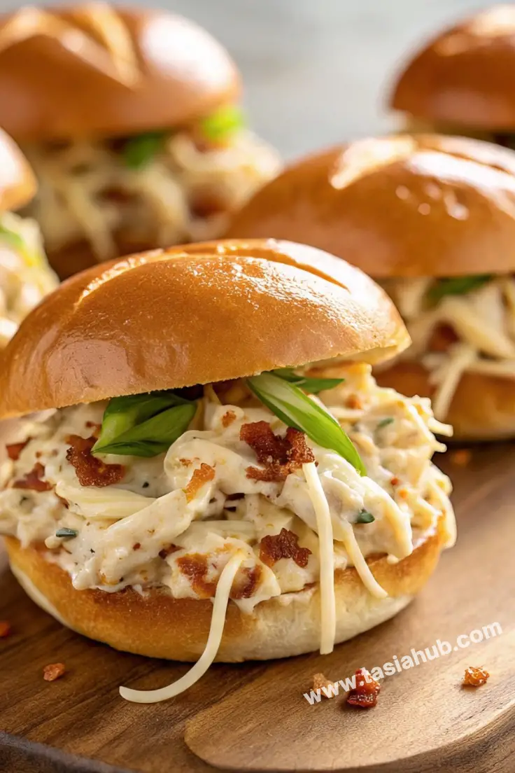 crack chicken sliders