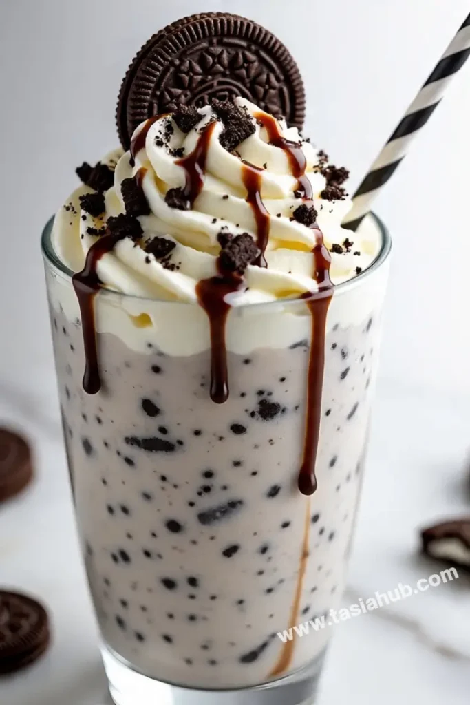 creamy Oreo milkshake