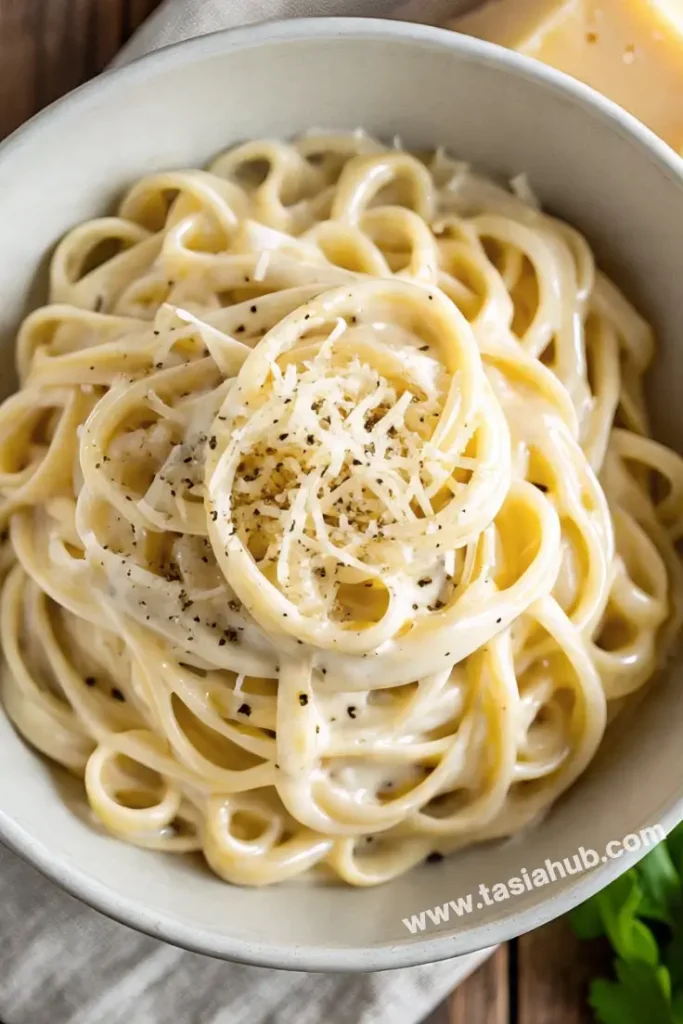 creamy cottage cheese Alfredo sauce