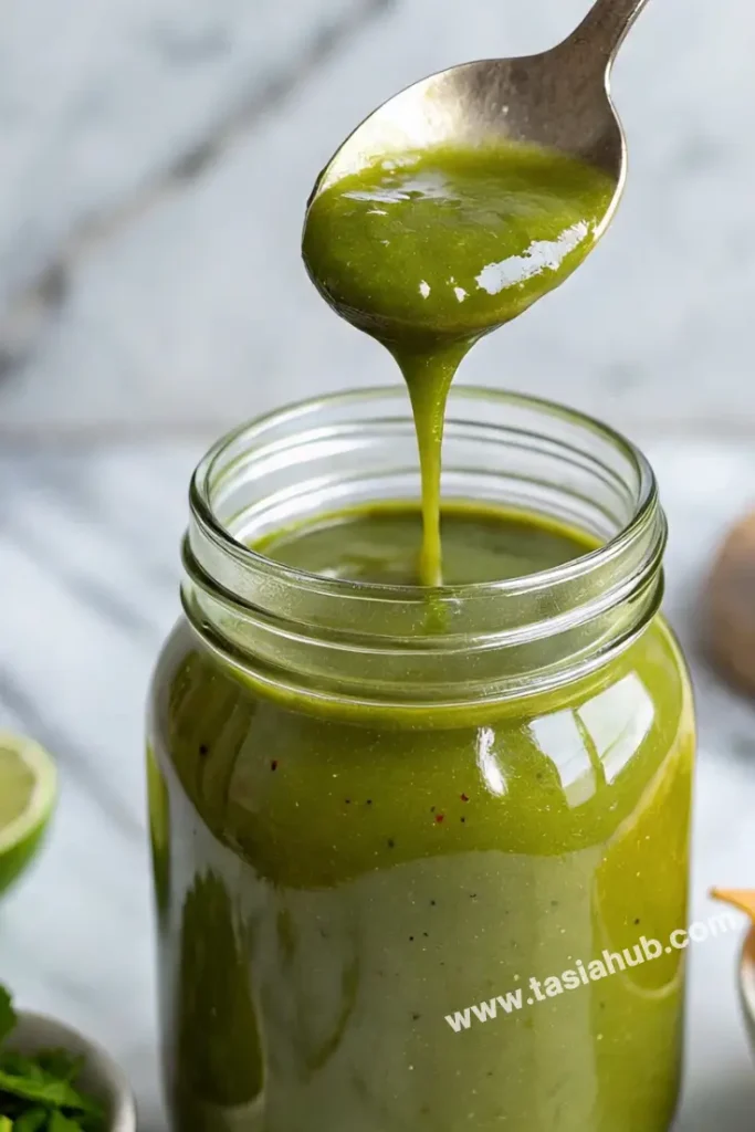 creamy green enchilada sauce