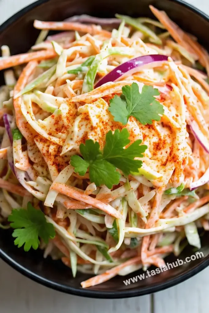 creamy spicy coleslaw
