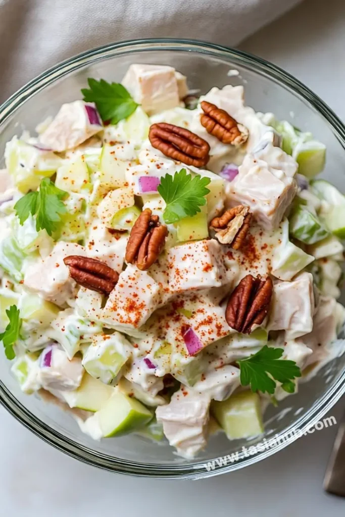 creamy turkey apple salad