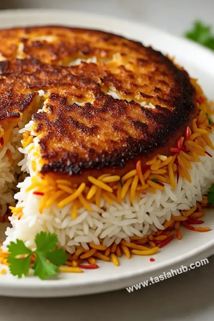 crispy Persian rice tahdig