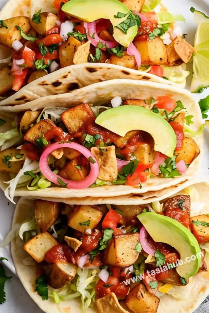 crispy pork tacos
