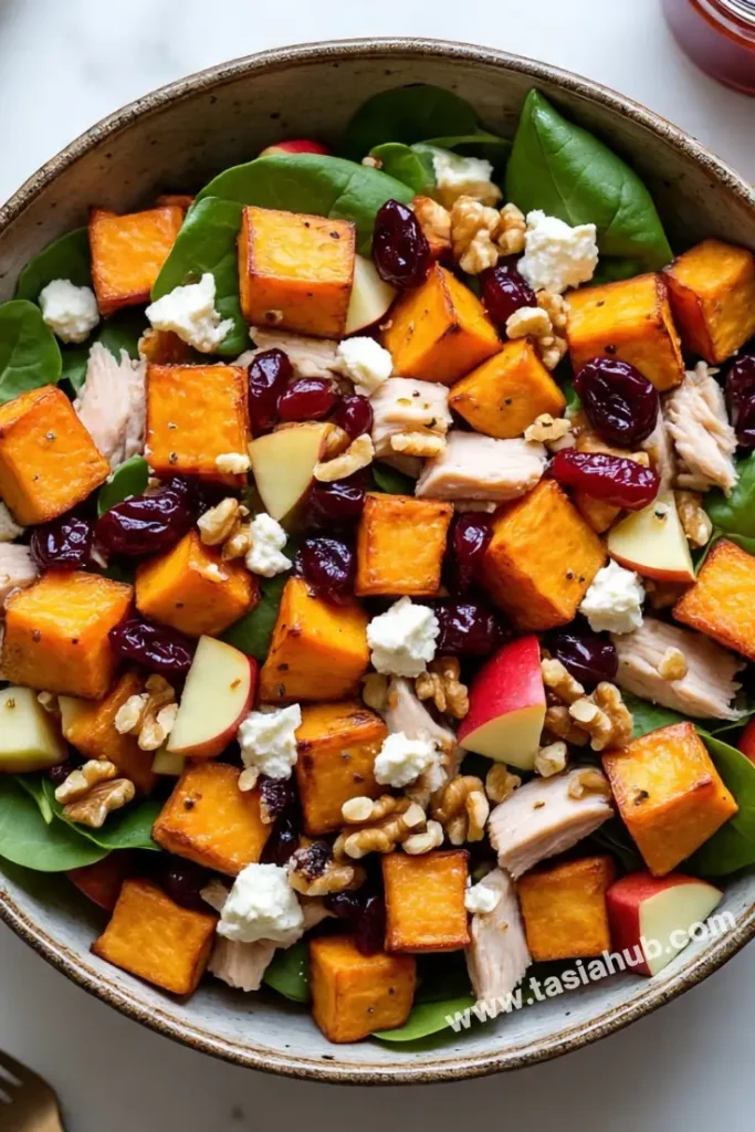 fall harvest and chicken salad