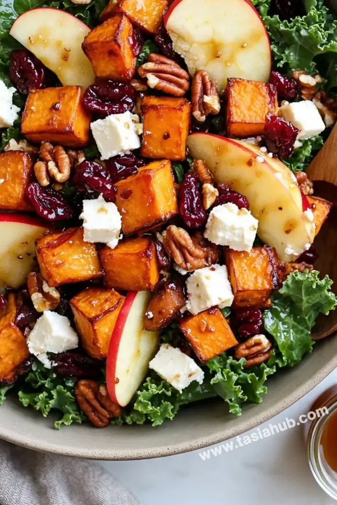fall kale salad recipe