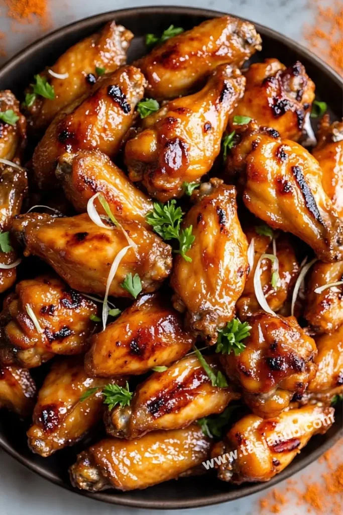 grilled chicken wings servings