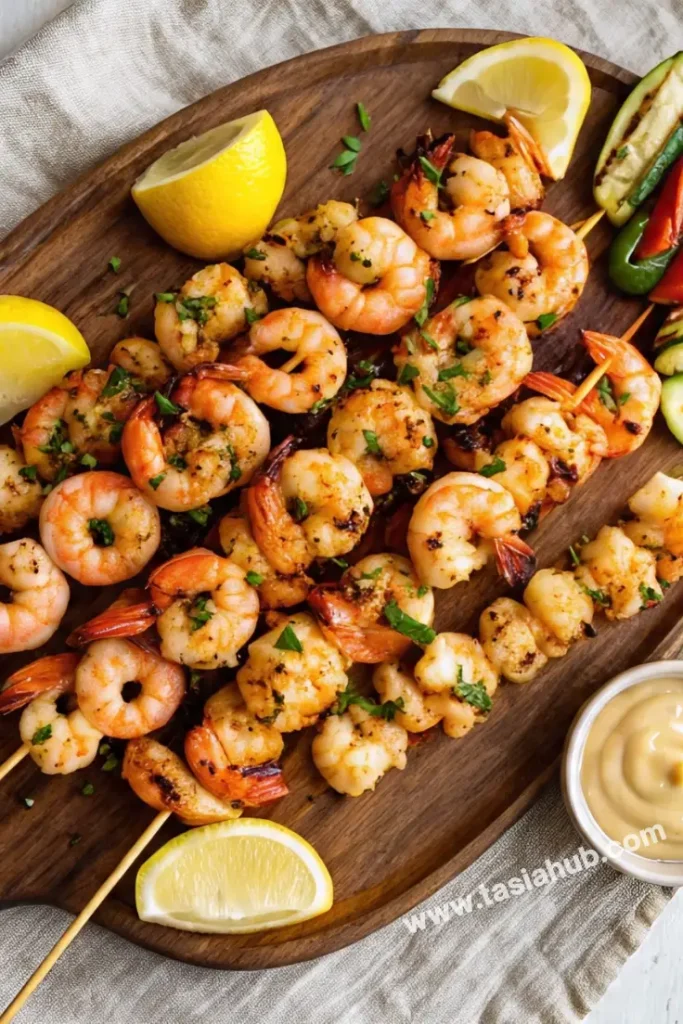 grilled shrimp skewers
