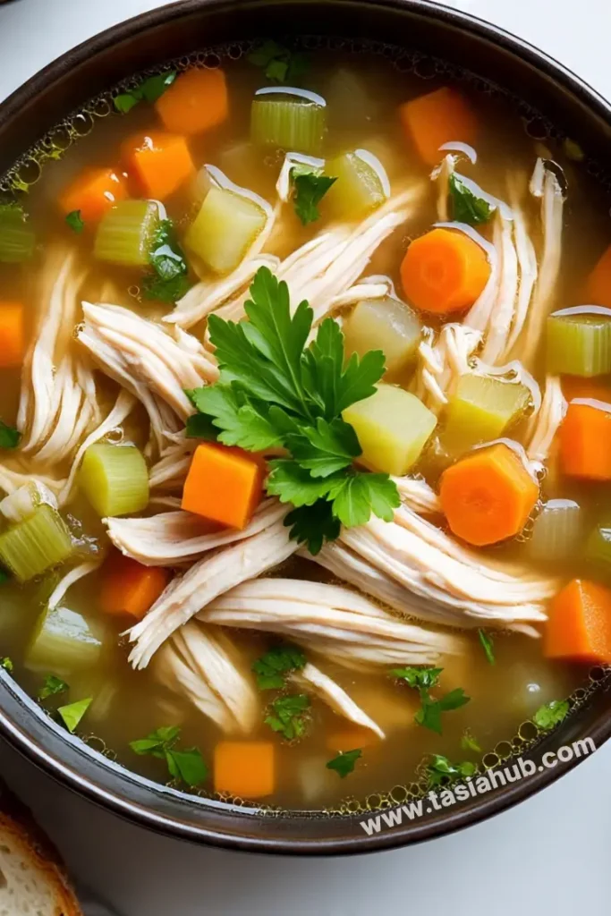 homemade chicken soup