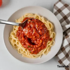 Homemade spaghetti sauce