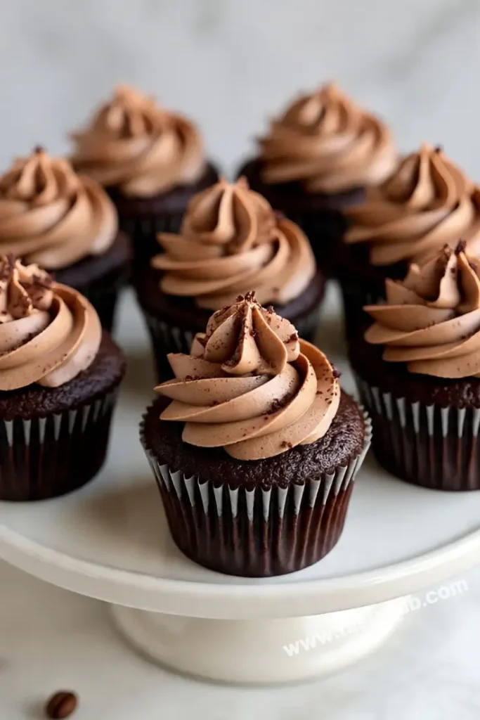 mocha cupcakes 1