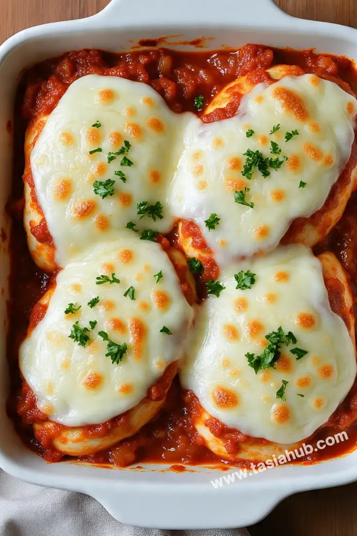 mozzarella chicken bake