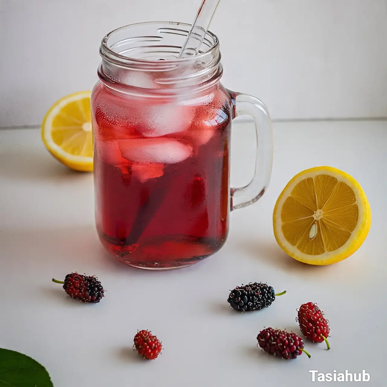 Mulberry iced tea