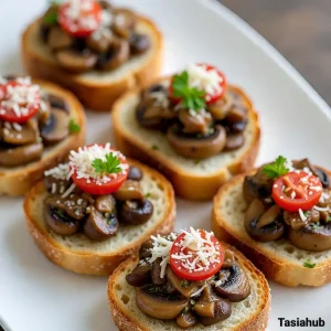 Mushroom crostini