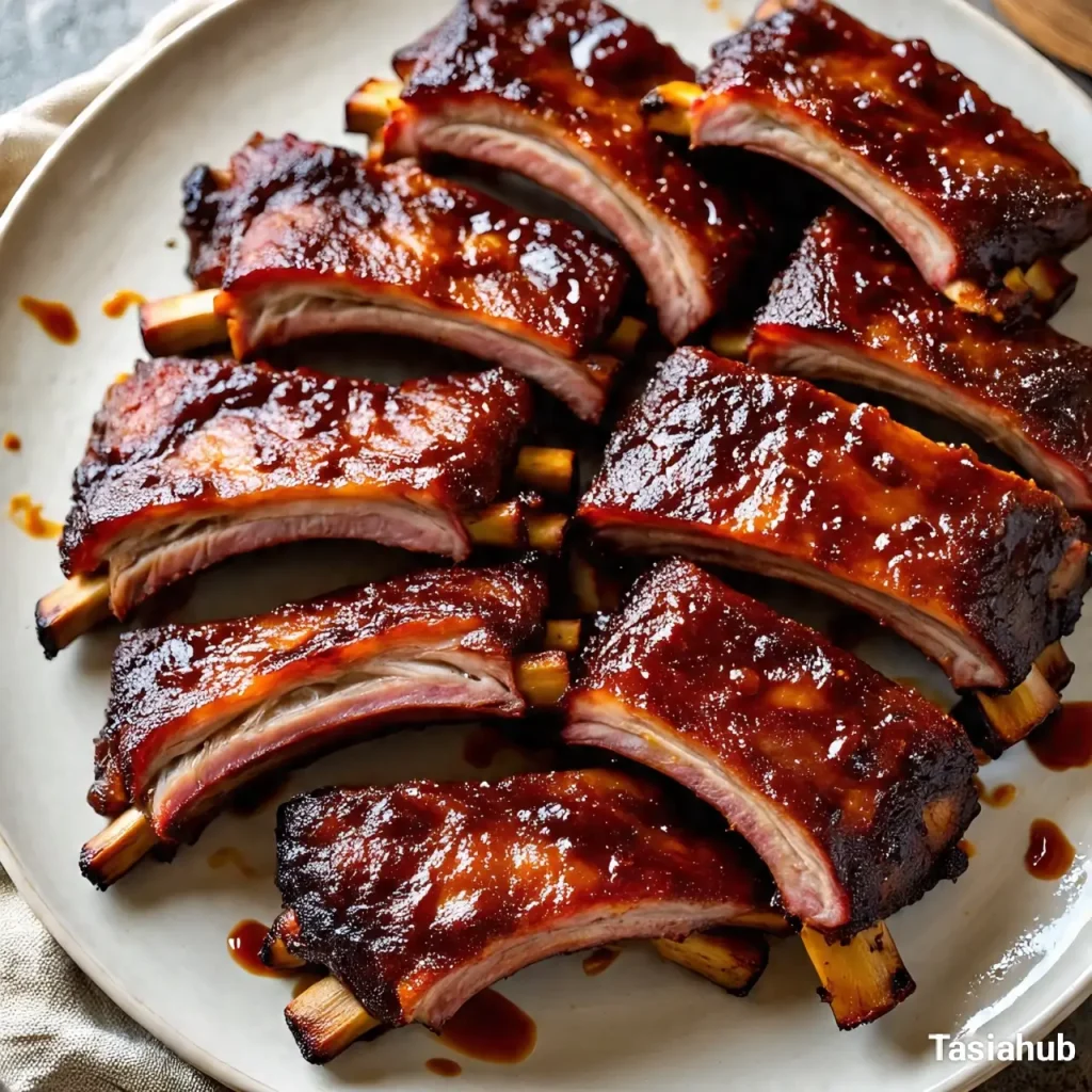 Fall of the bone baked ribs
