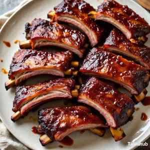 Fall of the bone baked ribs