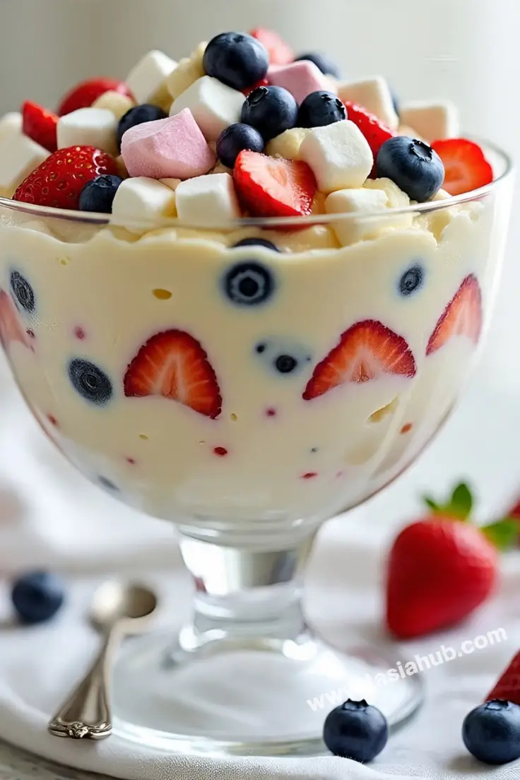 patriotic cheesecake salad