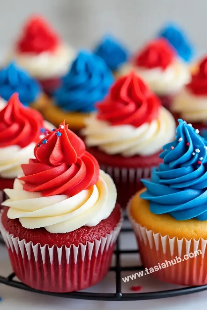 patriotic cupcakes 1