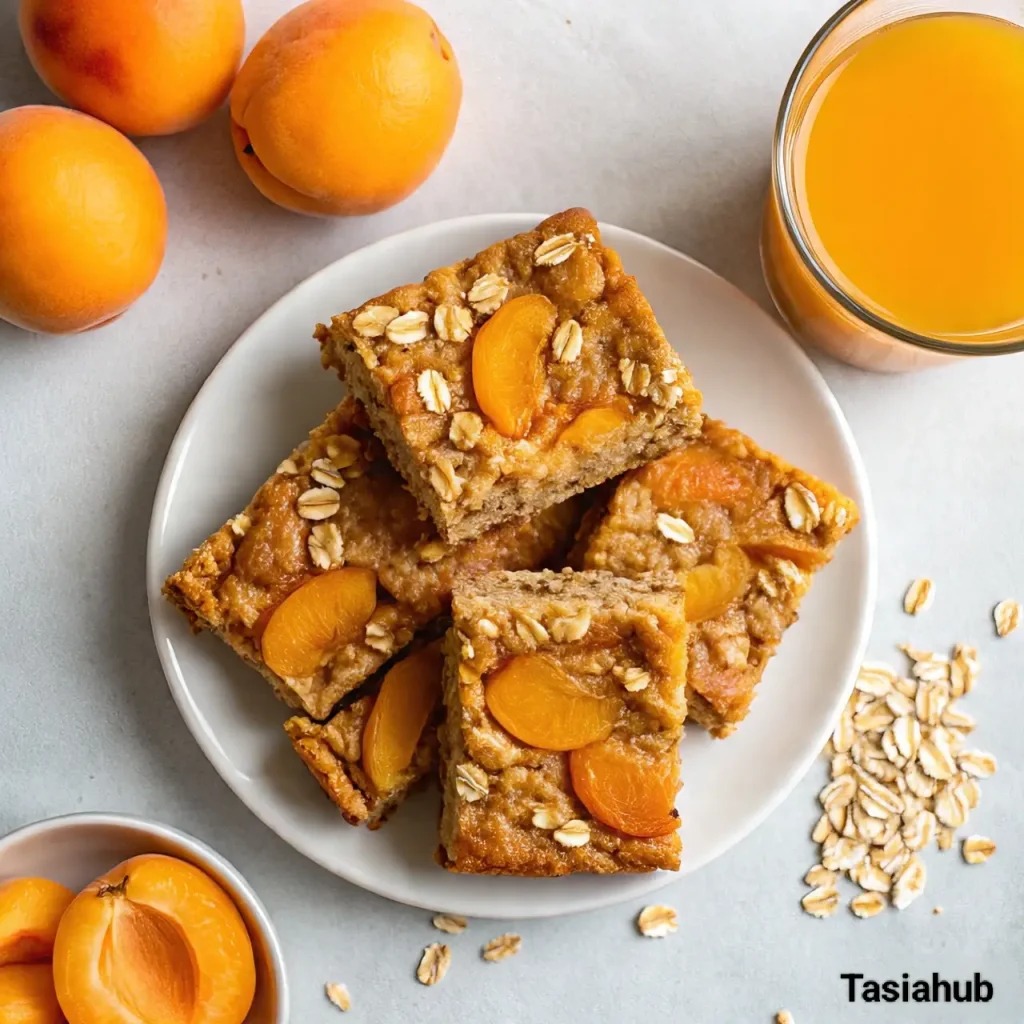 Apricot oat bars